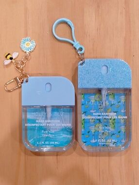 Set 2 Holly & Blu Hand Sanitizer Spray Pure Vibe Purse Travel
